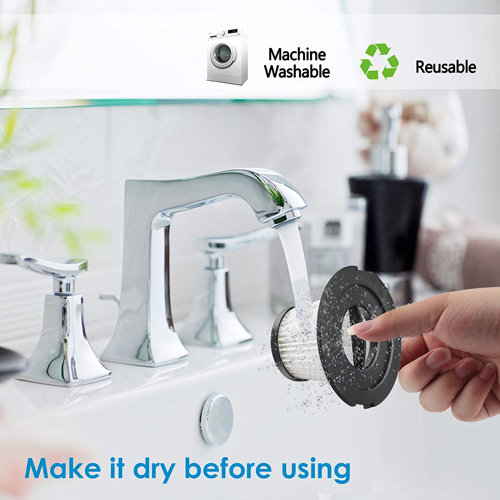 Moosoo Hepa Filter Vacuum Dust Bin Filters Compatible For Moosoo K17